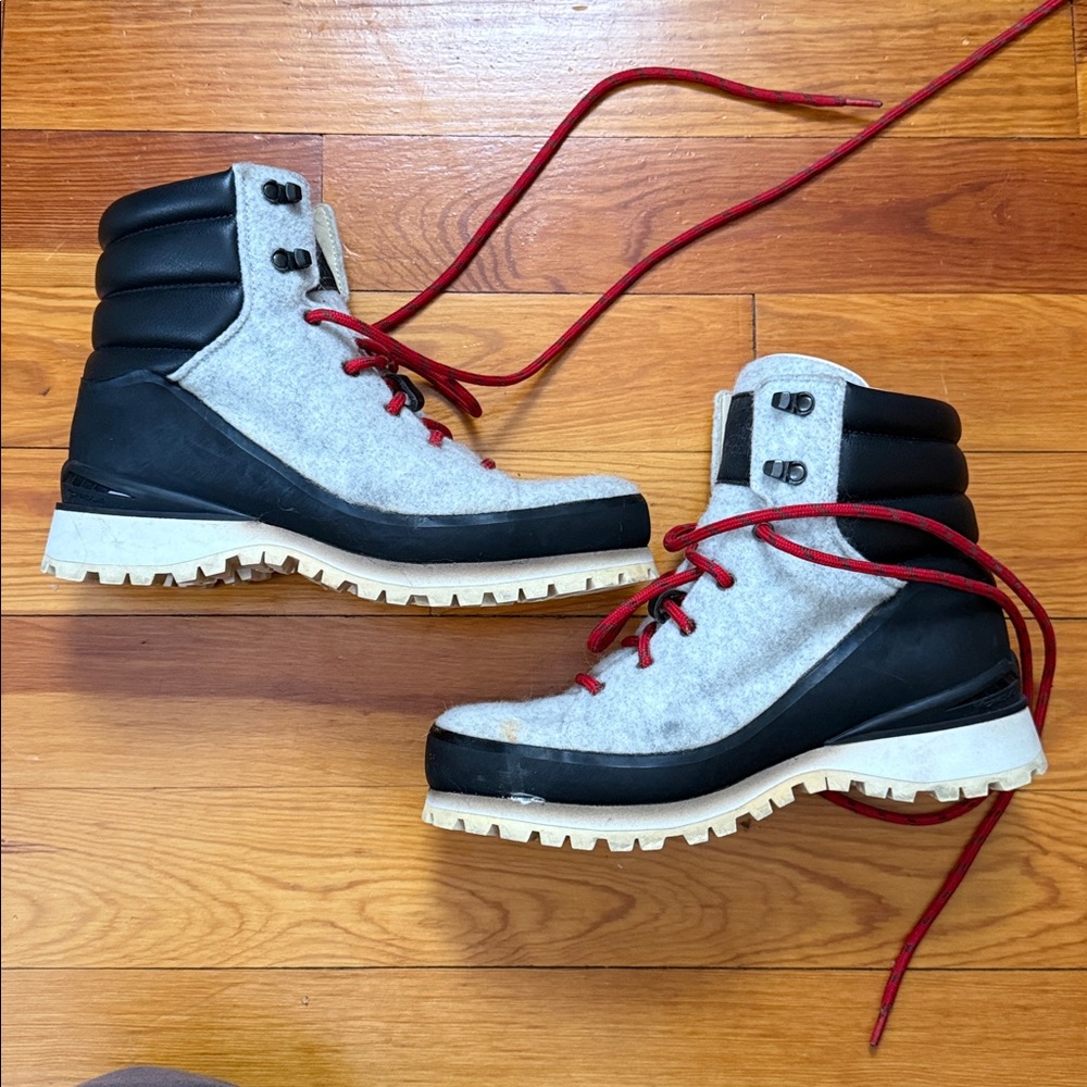 North face waterproof wool snowboots size 8 - Picture 3 of 5